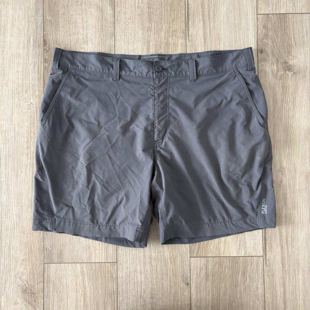 Eddie Bauer Shorts Mens 38 Gray Flexion Amphib Outdoors Hike Fish Quick Dry
